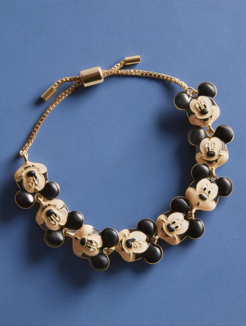 NEW Disney Mickey Mouse Faces Bracelet 6.25" officially licensed Disney NWT